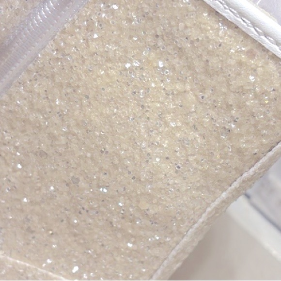 🆕 Portland Boot Co. Rare White Glitter Girls 5/Womens 7 Side-Zip Combat Boots - Picture 12 of 14